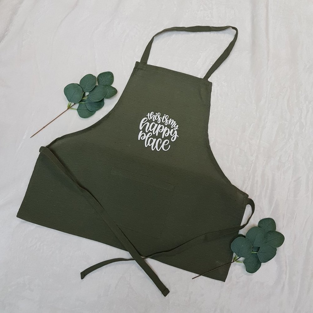 "This Is My Happy Place" Apron